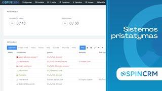 Sistemos pristatymas | Spin CRM