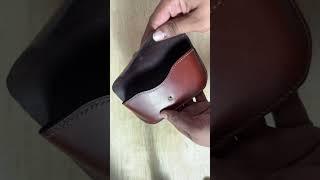 Closer look #shorts #leather #asmr #leathercraft