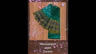 Narayanpet sarees @chinnappasarees 24 November 2022