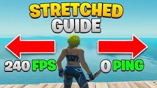 Die *BESTE STRECHED* Auflösung für Fortnite Chapter 5  - (Stretched einstellen|Tutorial) Deutsch