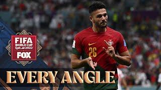 Gonçalo Ramos scores a marvelous HAT TRICK for Portugal against Switzerland | Every Angle