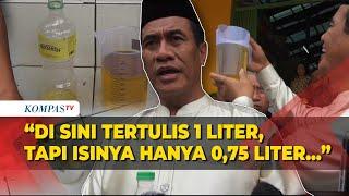 Mentan Amran Geram Temukan Minyakita Kemasan 1 Liter tapi Isinya 750 Mililiter: Kami Minta Diproses!