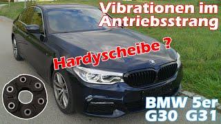 BMW 5er G30 G31 Vibrationen im Antriebsstrang I Hardyscheibe erneuern I Gelenkscheibe 530D Xdrive