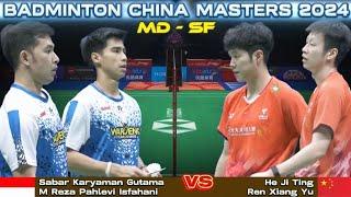 Superb!!! Sabar/Reza kembali hajar ganda China He/Ren di babak semifinal Badminton LCM24