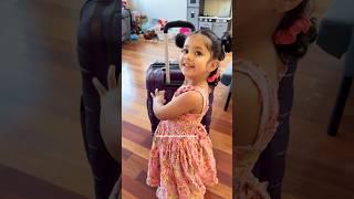 How Chaithra ties her hair herself ️ #chaithratara #funny