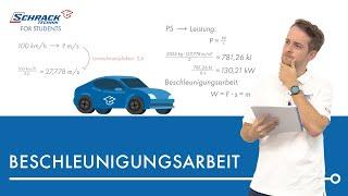 Beschleunigungsarbeit - Wie berechnet man die PS eines Automotors?