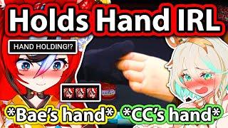 Bae Just Casually Holds Cecilia's hand For Emotional Support and Chat Loses It 【Hololive EN】