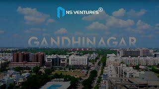 Gandhinagar-Ahmedabad, Gujarat Aerial Drone Route Video by NS Ventures | Kumbh Avanaya