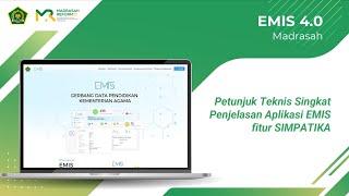 Penjelasan Singkat Fitur SIMPATIKA di EMIS Terbaru | Integrasi SIMPATIKA dengan EMIS