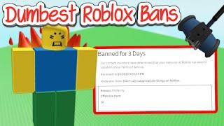 The DUMBEST Bans on Roblox! (Part 3)