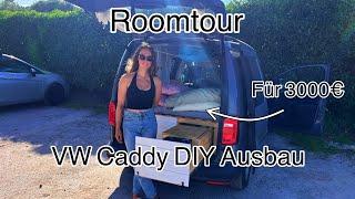 VW Caddy Mini-Camper Ausbau I Roomtour im DIY Ausbau