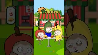 Magic Burger  for Banana Cat #shorts #story #animation #meme