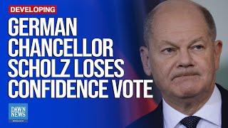 Israel's Strongest Ally German Scholz Loses Confidence Vote | Dawn News English