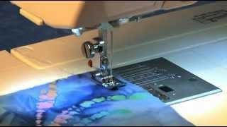 How to use Janome Straight Stitch Needle Plate with Straight Stitch foot