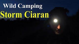 STORM CIARAN Wild Camp. Helm Compact 1 Tent. Wiltshire Man