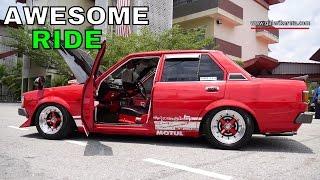 Toyota Sprinter Drift Car | Interior and Exterior | Paroi Autoshow | Galeri Kereta