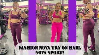 FASHION NOVA WORKOUT WEAR TRY ON HAUL! NOVA SPORT!