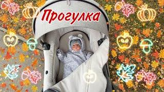 ОСЕННЯЯ ПРОГУЛКА С ГРЕЙСОНОМ СТЫДНО ЛИ МНЕ? ПРОГУЛКА С НОВОРОЖДЕННЫМ МАЛЫШ НЕ ДЫШИТ! REBORN BABY 