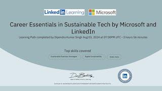 Career Essentials in Sustainable Tech by Microsoft and LinkedIn Final Exam Answer