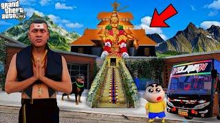 Franklin & Shinchan Going to Ayyappan Temple Kerala in Gta 5 !!