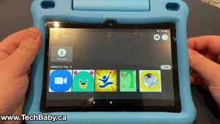 Removing Unwanted Apps | Amazon Fire HD 8 Kids Tablet