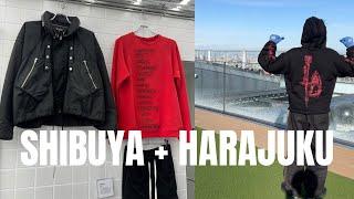 second hand designer hunting and exploring in Shibuya / Harajuku 