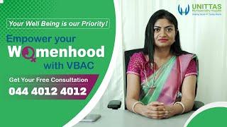 ‍️ Empower Your Womanhood with VBAC| Unittas Multispeciality Hospital #unittashospital