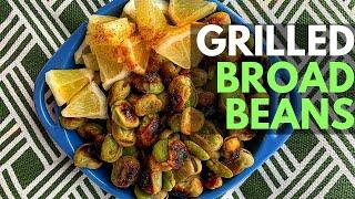 Grilled Broad Beans (Fava Beans) with Cumin and Lemon | Vegan Recipe