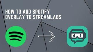 How To Add Spotify Overlay To Streamlabs OBS