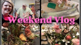 WEEKEND VLOG | DIY Decor Updates, Marketplace Adventure w/ Pups, & Exciting Booth Plans! #homedecor