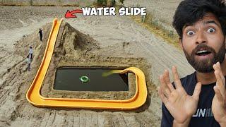 Making Biggest Homemade WaterSlide - Finally Its  Work !