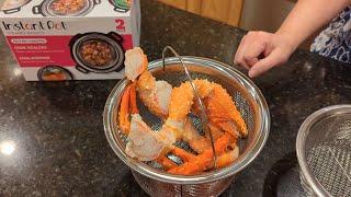 We Cooked Some Crab Legs with the Instant Pot Steamer Basket - Initial Review