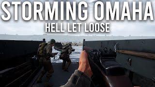 Storming Omaha Beach in Hell let loose