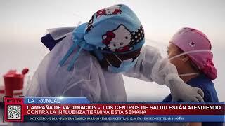 Campaña de vacunación contra la influenza termina esta semana, los centros de salud están atendiendo