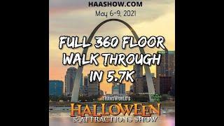 Transworld Halloween & Attractions Show 2021 Floor Walkthrough 360 in 5.7k