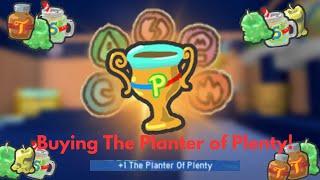 Buying The Planter of Plenty! - Bee Swarm Simulator