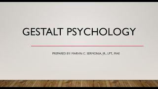 Gestalt Psychology