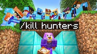 Minecraft Manhunt but I have CUSTOM COMMANDS