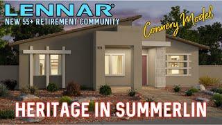 Connery Model Home Tour in Heritage at Summerlin - New 55+ Retirement Community