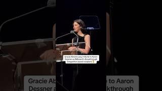 Gracie Abrams Praises Aaron Dessner While Accepting Billboard's Breakthrough Songwriter Award
