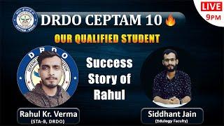 Rahul Kumar Verma | DRDO STA-B Computer Science | Success Story| Preparation Strategy | Edulogy