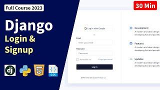 Django Login and Registration | Django Authentication | Crash Course Tutorial | Rohan Yeole