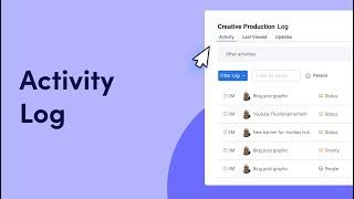 The Activity Log | monday.com tutorials