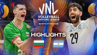 Bulgaria  vs. Argentina  - Highlights | Week 1 | Men's VNL 2025