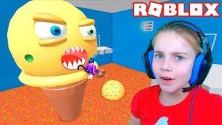 Roblox ПОБЕГ ИЗ МАГАЗИНА МОРОЖЕНОГО Видео Роблокс на русском