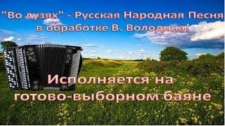 "Во лузях" - Русская Народная Песня в обработке В. Володина! _ Исполнение на готово-выборном баяне!