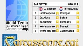 Carcassonne World Team Championship  (United Kingdom vs. Netherlands) | Live Cast