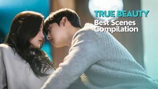 True Beauty | Moon Ga Young falling for Cha Eun Woo | Best Scenes Compilation 