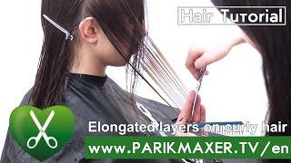 Long Layer Haircut on Curly Wavy Hair parikmaxer tv USA