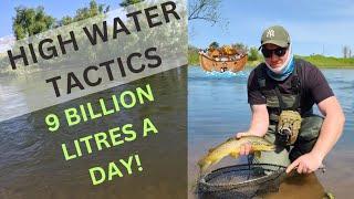 Conquering the deluge : How to Fly Fish on High Flow Rivers. Fast water Tactics!